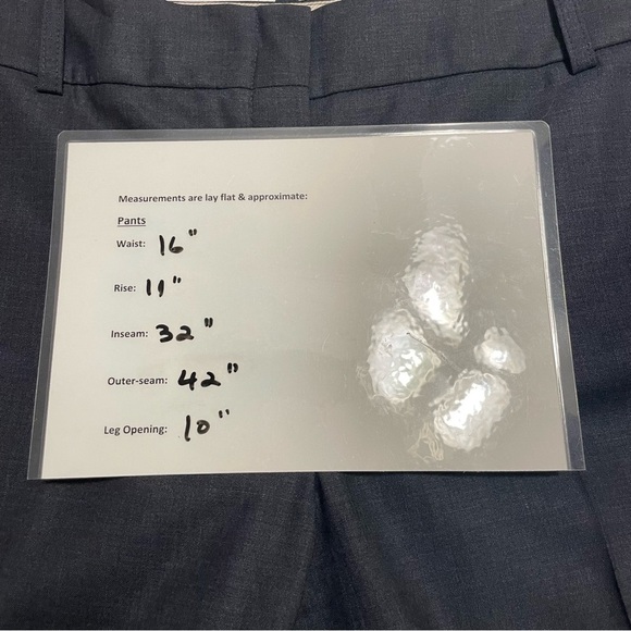 BCBGMAXAZRIA Wool Blend Dress Pants Navy Blue Women’s Size 6 Tailored Trousers - Picture 10 of 12